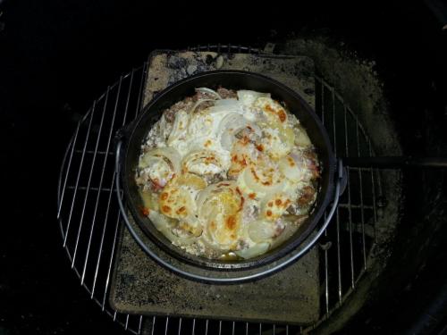 Fast fertiger Kartoffelgratin