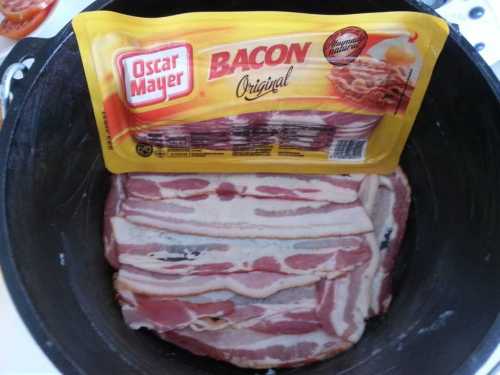 DO mit Bacon ausgelegt