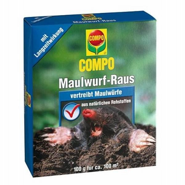 Eine Packung COMPO Maulwurf-Raus