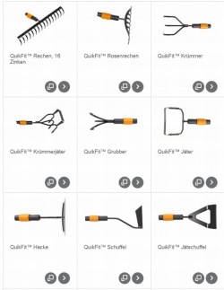 Fiskars Quikfit Gartenpflege Set