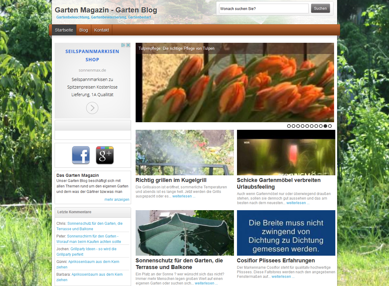 Garten Magazin und Blog Ratgeber, Tipps und Tricks für den Garten